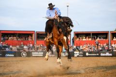 Pollockville, Alberta - July26:Bronc Star Tour Finals
Toby Waldner (Cardston, AB), Short go ride, 2024 Bronc Star Tour Finals
Photo credit: Logan Armstrong | crowbaitcreative.com