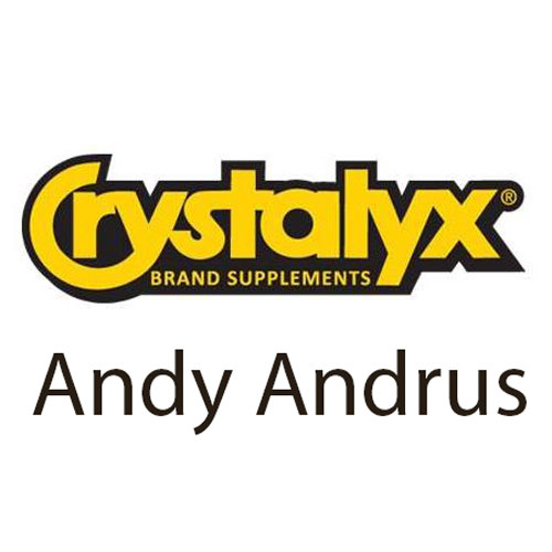 Sponsor Andy Andrus with Crystalyx